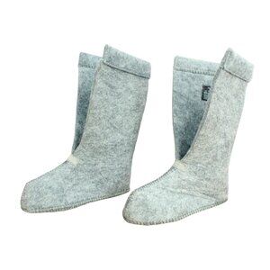 LL Bean Warm Replacement Boot Liner Inserts Gray Felt Size 10
